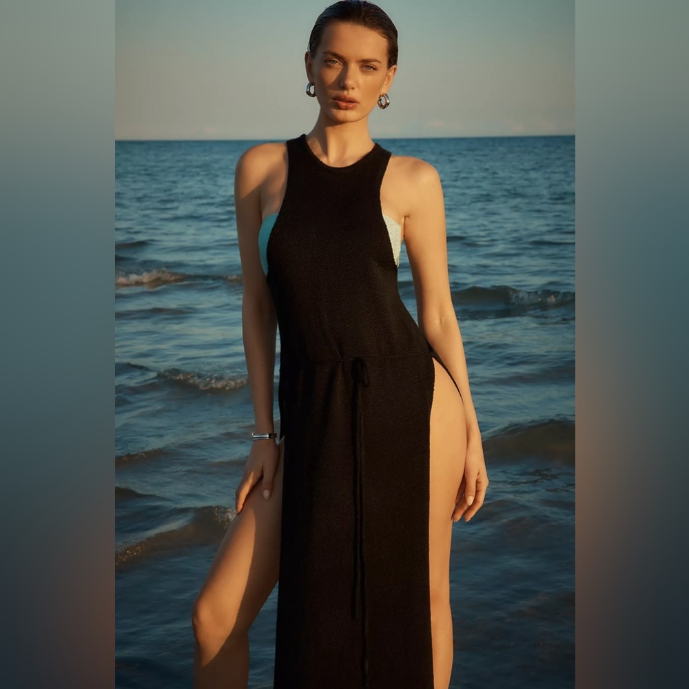 Blithe Racerback Knit Maxi Dress - image 1